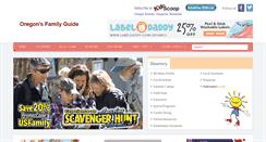Desktop Screenshot of oregonfamilyguide.com